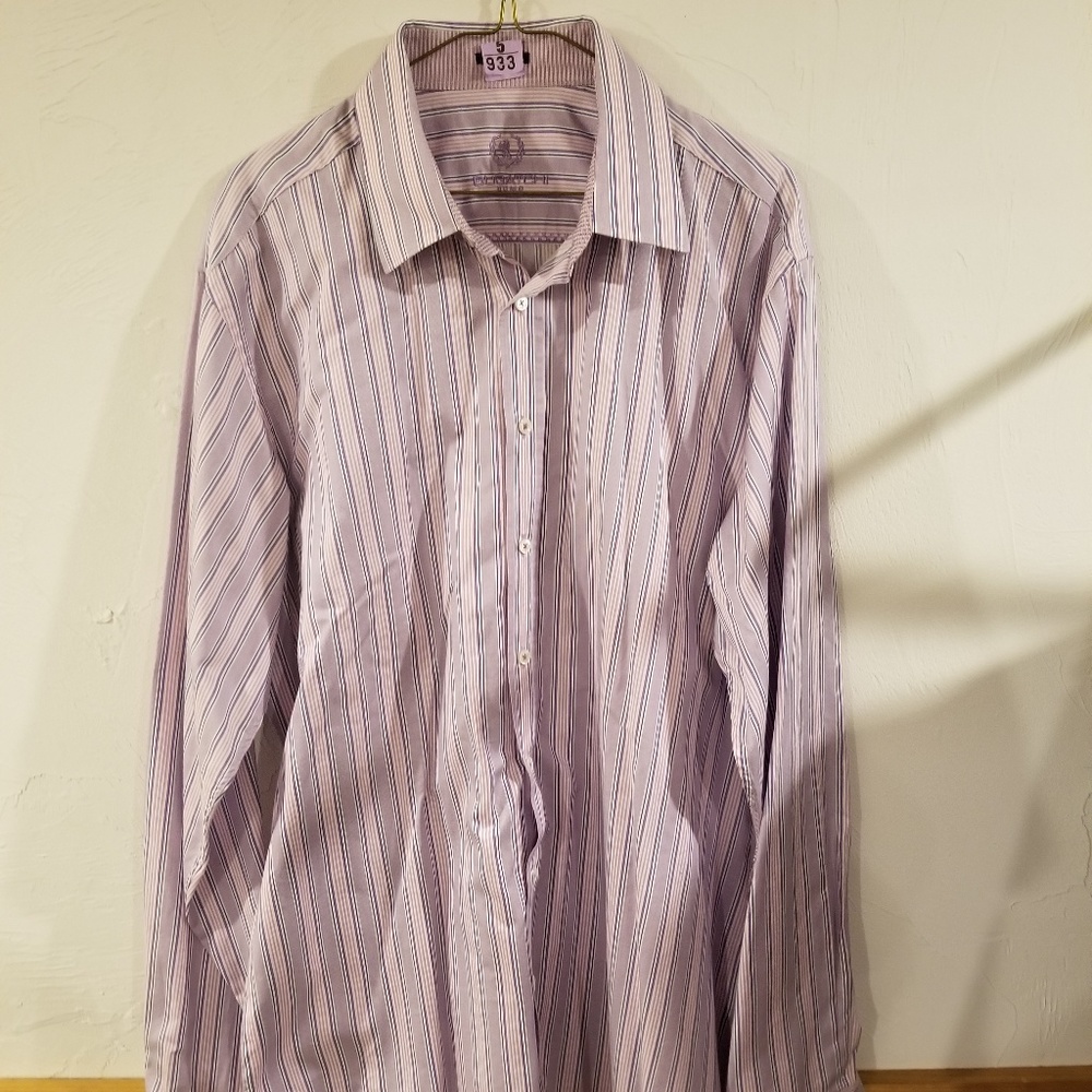 Bugatchi uomo XLT button Down pink shirt